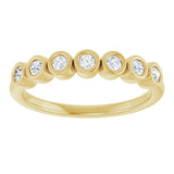 14K Yellow 1/5 CTW Lab-Grown Diamond  Anniversary Band