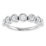 14K White 5/8 CTW Lab-Grown Diamond  Anniversary Band