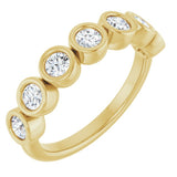 14K Yellow 5/8 CTW Lab-Grown Diamond  Anniversary Band