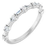 14K White 1/3 CTW Lab-Grown Diamond  Anniversary Band