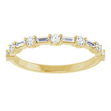 14K Yellow 1/3 CTW Lab-Grown Diamond  Anniversary Band