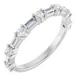 14K White 5/8 CTW Lab-Grown Diamond  Anniversary Band