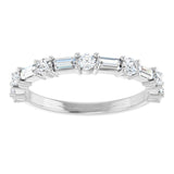 14K White 5/8 CTW Lab-Grown Diamond  Anniversary Band