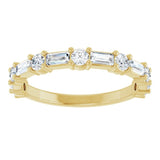 14K Yellow 3/4 CTW Lab-Grown Diamond  Anniversary Band