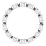 Platinum 1 CTW Lab-Grown Diamond  Eternity Band