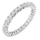 Platinum 1 1/2 CTW Lab-Grown Diamond  Eternity Band