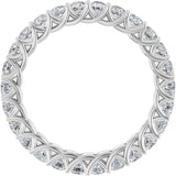 Platinum 1 1/2 CTW Lab-Grown Diamond  Eternity Band