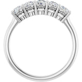 Platinum 1/2 CTW Lab-Grown Diamond  Anniversary Band