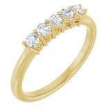 14K Yellow 1/3 CTW Lab-Grown Diamond  Anniversary Band