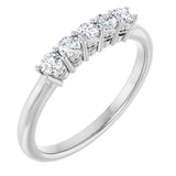 Platinum 1/3 CTW Lab-Grown Diamond  Anniversary Band