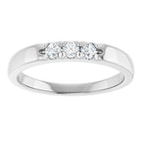 Platinum 1/5 CTW Lab-Grown Diamond  Anniversary Band