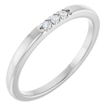 Platinum .05 CTW Lab-Grown Diamond  Anniversary Band