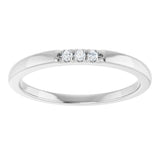 Platinum .05 CTW Lab-Grown Diamond  Anniversary Band