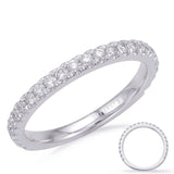 14 KT Rounds Shape White Gold Matching Band