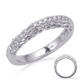 14 KT Rounds Shape White Gold Wedding Band