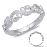 14 KT Rounds Shape White Gold Matching Band