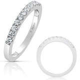 14 KT Rounds Shape White Gold Wedding Band