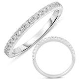 14 KT Rounds Shape White Gold Wedding Band