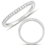 14 KT Rounds Shape White Gold Wedding Band