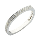 14 KT Rounds Shape White Gold Pave Ring
