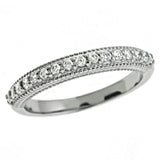 14 KT Rounds Shape White Gold Matching Band