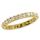 14 KT Rounds Shape Eternity Diamond Band