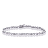 14 KT Rounds Shape White gold Diamond Bracelet