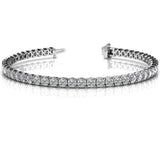 14 KT Rounds Shape Diamond Tennis Bracelet