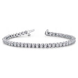 14 KT Rounds Shape Diamond Tennis Bracelet