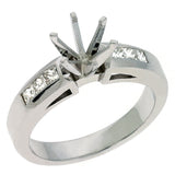 14 KT Princess Shape Princess Engagement Ring