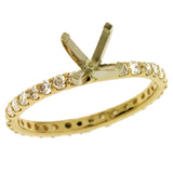 14 KT Rounds Shape Engagement Ring