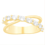 14 KT Oval Shape Yellow Gold Diamond Ring