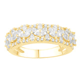 14 KT Marquise Shape Yellow Gold Diamond Ring
