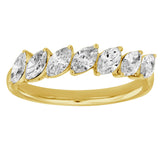 14 KT Marquise Shape Yellow Gold Diamond Ring