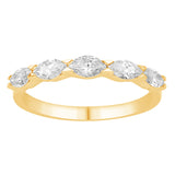 14 KT Marquise Shape Yellow Gold Marquise Diamond Ring