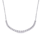 14 KT Rounds Shape  White Gold Diamond Necklace