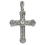 14 KT Rounds Shape Diamond Cross Pendant